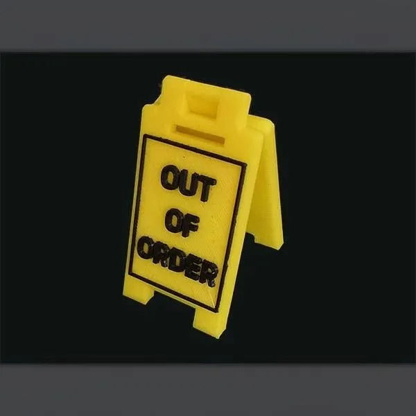 Mini Floor Stand with text
