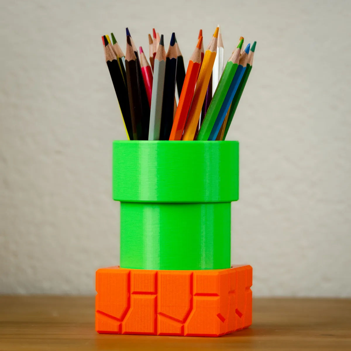 Super Mario Bros Pipe Desktop Pencil Holder