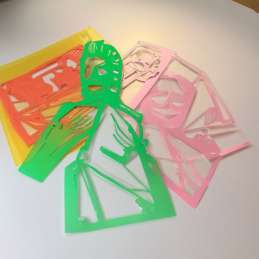 Thumbnail: plastic sheet cutouts