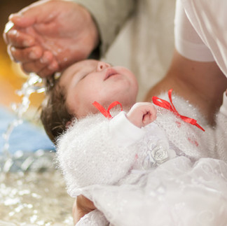 Baby getting baptize.  New Jersey, NJ Baptism photographer.