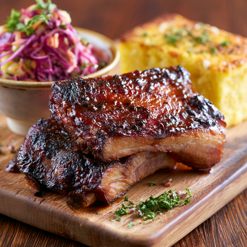 Bourbon-BBQ Pork Ribs