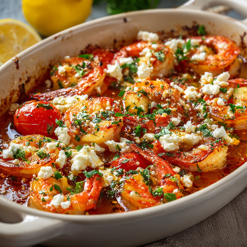 Shrimp Saganaki