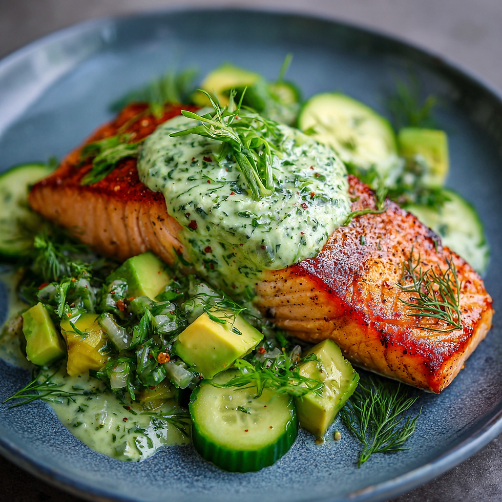 Green Goddess Salmon