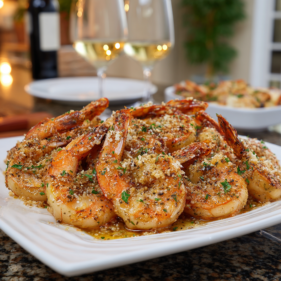 Calabrian Shrimp Oreganata