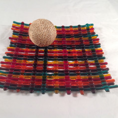 Woven Glass Plate