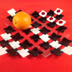 Faux Weave Plate