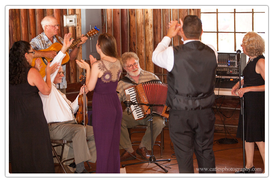 hoe down wedding reception