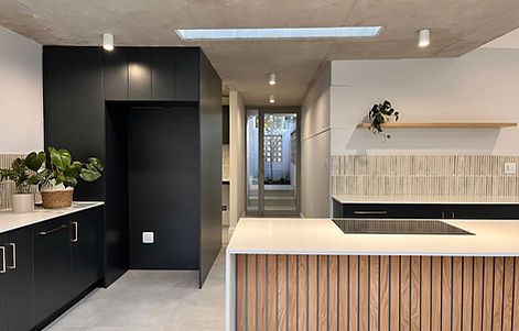 Additions and alterations to this typical 80's Pretorian house situated in groenkloof. The modest existing house was transformed by connecting the outbuildings to the main house with concrete roofs. The design seamlessly opens up spaces to the garden, creating a flow between indoor and outdoor living. Visual connections between the front and back garden was established to allow light deep into the spaces.