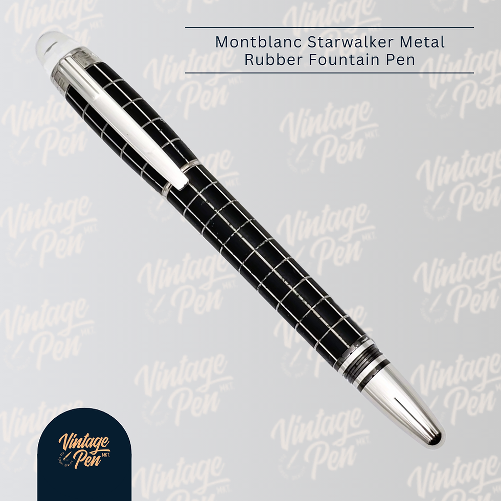 Montblanc Starwalker Metal Rubber Fountain Pen