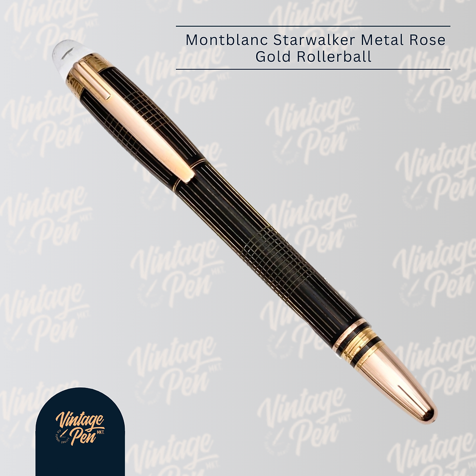 Montblanc Starwlalker Metal Rose Gold Rollerball Pen