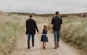 family walking together