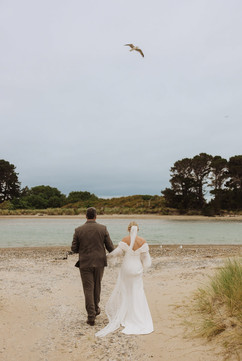 Backyard + Riverton Rocks wedding in Winton