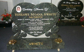 Heart shaped headstone in Invercargill