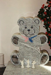 Teddy Bear Headstone in Invercargill