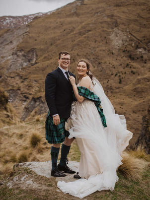 Queenstown // St Peters Church + QT Hotel Wedding