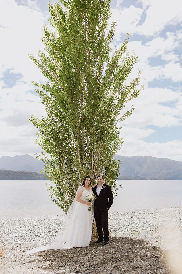 Helicopter elopement at Norwest Lakes in Fiordland