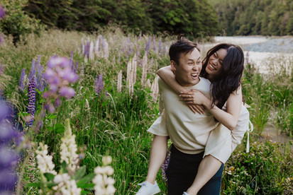 Surprise proposal at Eglinton Valley