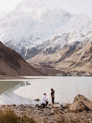 Mount Cook // Winter Surprise Proposal 