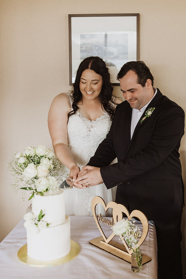 Helicopter elopement at Norwest Lakes in Fiordland