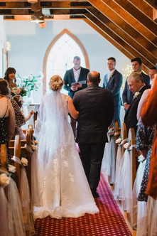 Invercargill wedding at the Abbey with bridal photos at Anderson's Park