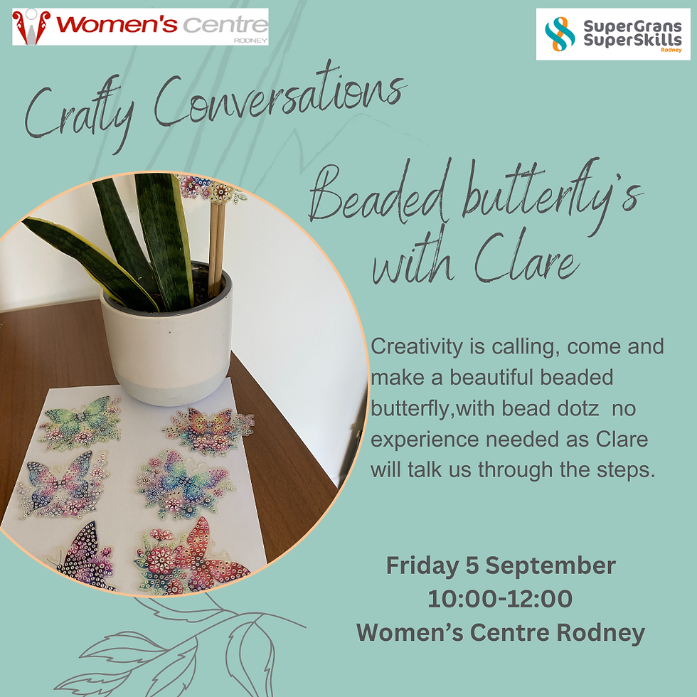 Crafty Conversations- Beautiful beaded butterfly's