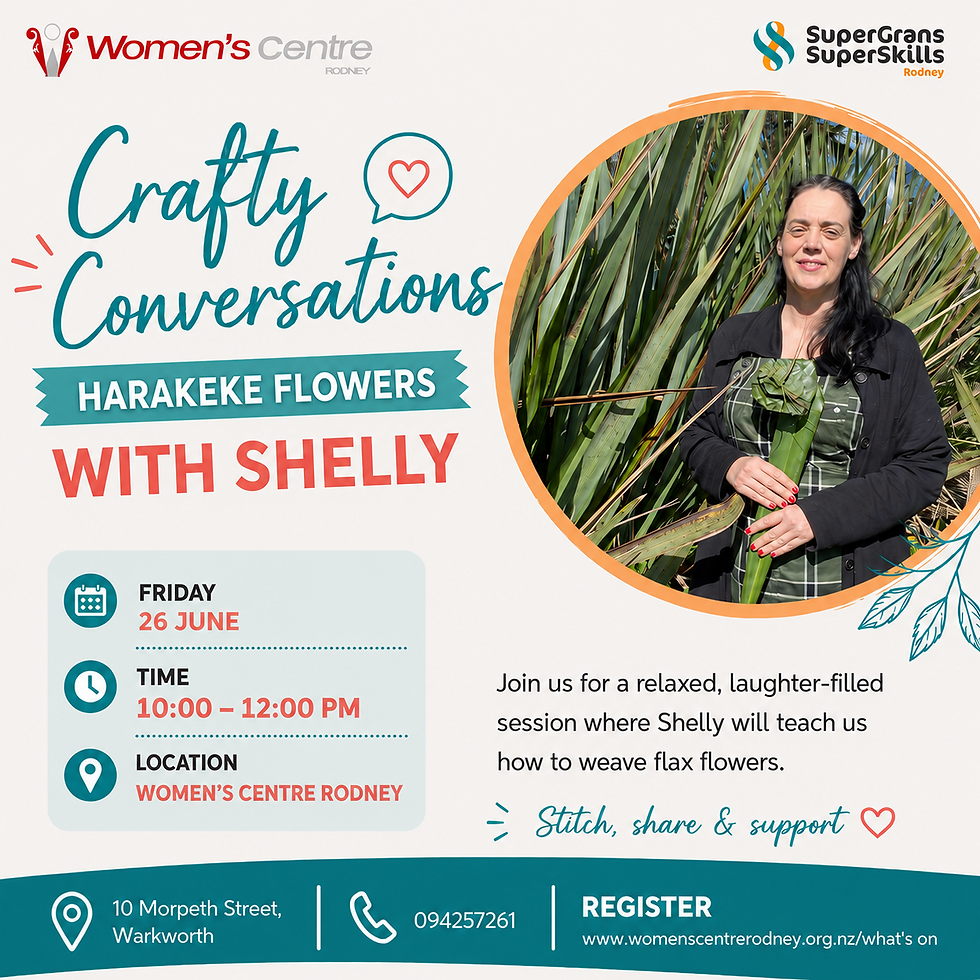 Crafty Conversations- Flax flowers with Shelly