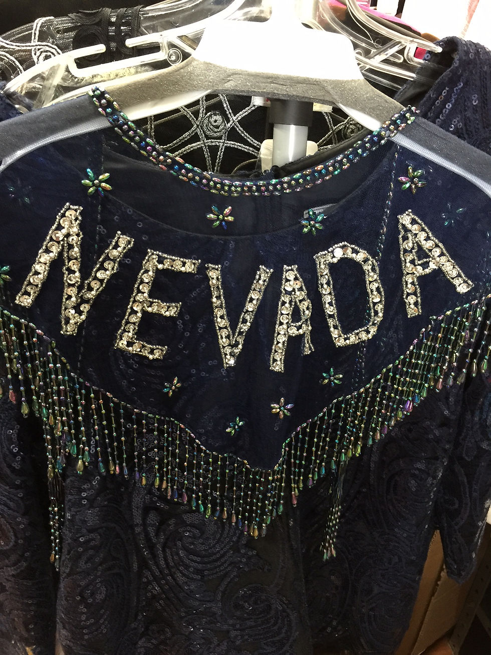 Nevada Beaded and Sequin Collar