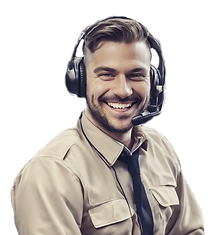 Smiling male truck dispatcher at work_ed