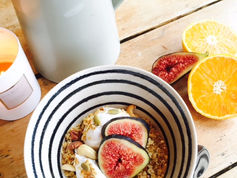 Vanilla, date and orange muesli