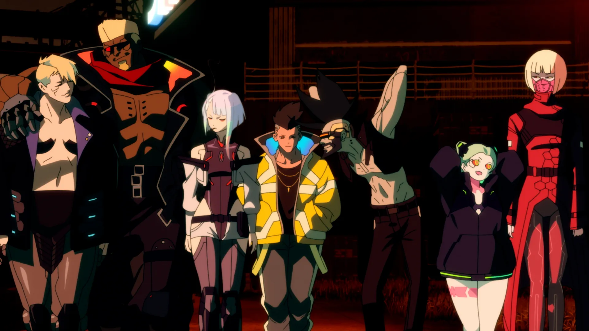 Cyberpunk Edgerunners characters