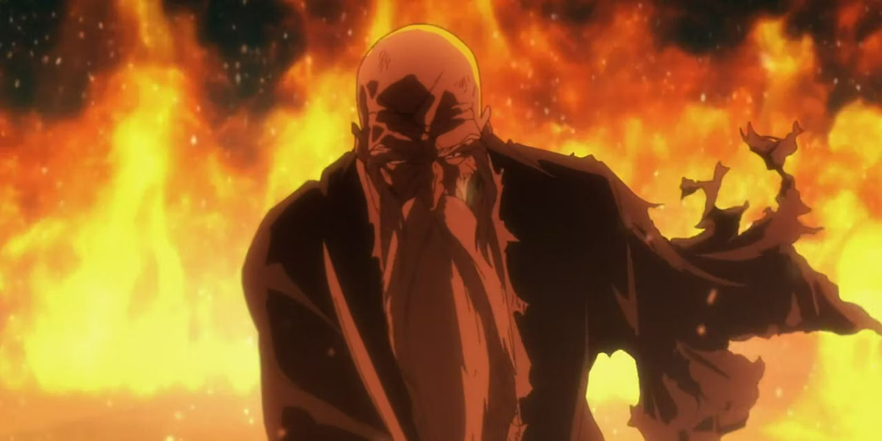 Bleach TYBW Yamamoto flames
