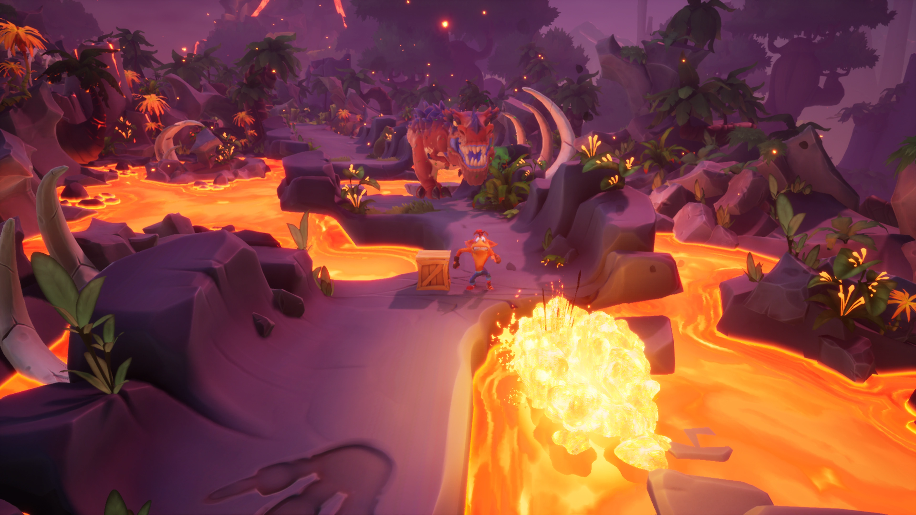 Crash Bandicoot dinosaur