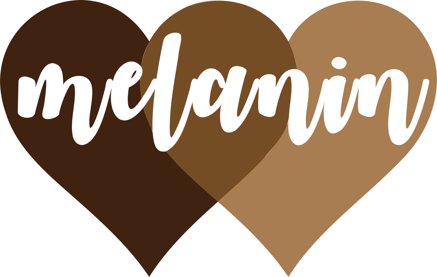Melanin heart