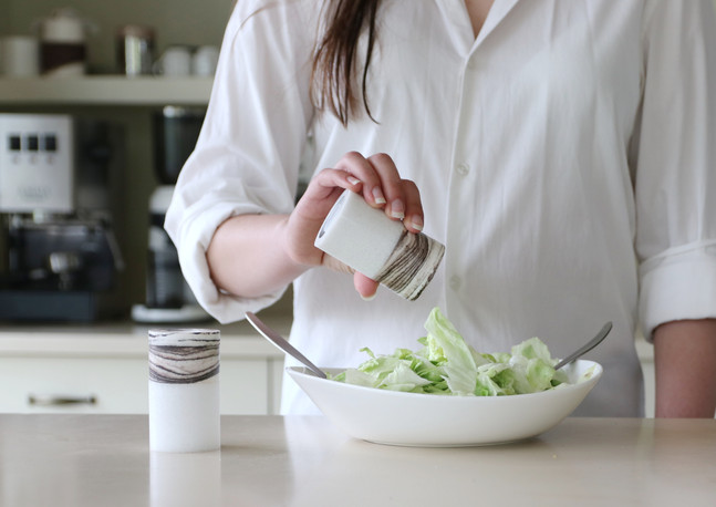 Saltshaker brown in kitchen.JPG