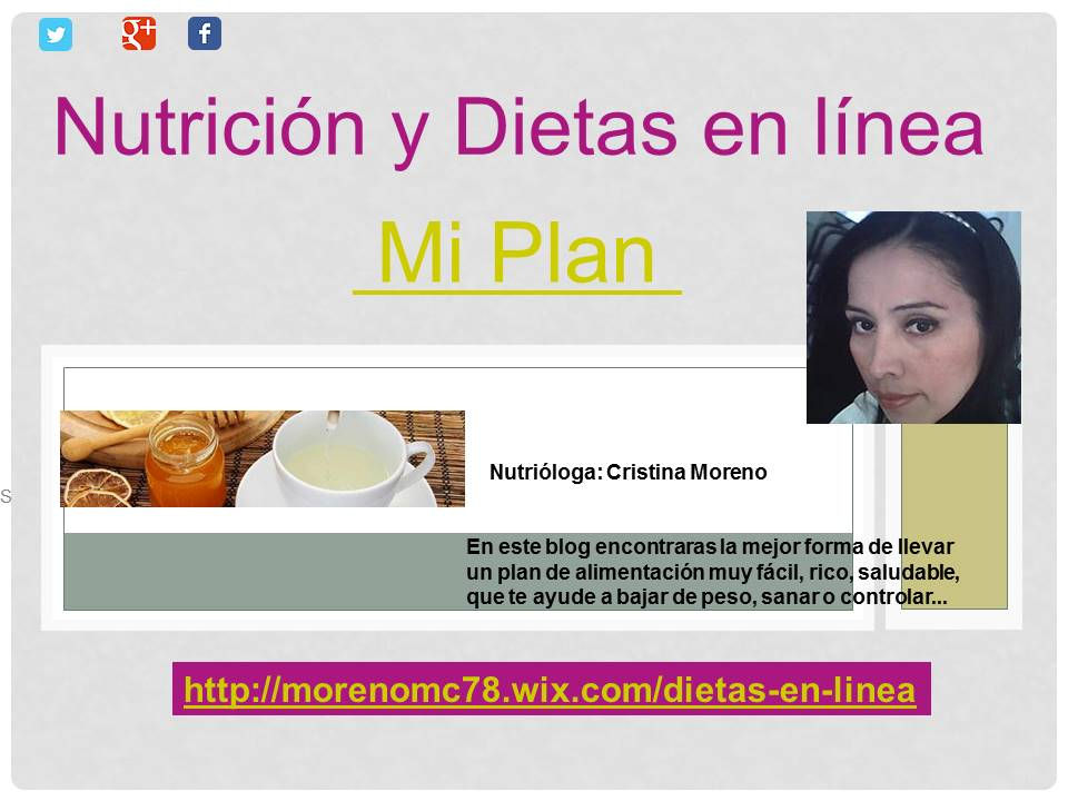 Mi Plan de alimentación