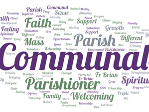 A word bank of things people value about St. Timothy