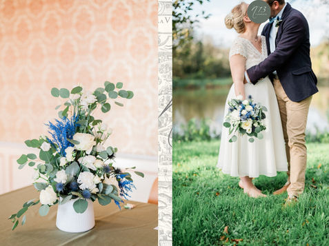 Compositions de buffet, mariage civil