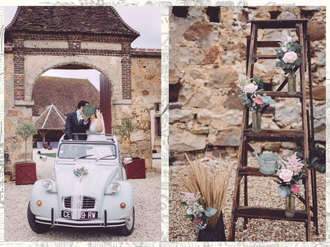Fleuriste pour votre mariage au carré de lailly près de Villeneuve l'archevêque dans l'Yonne