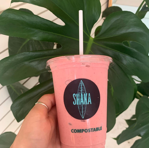 Shaka for fresh smoothies, bowls, salads, and avocado toast