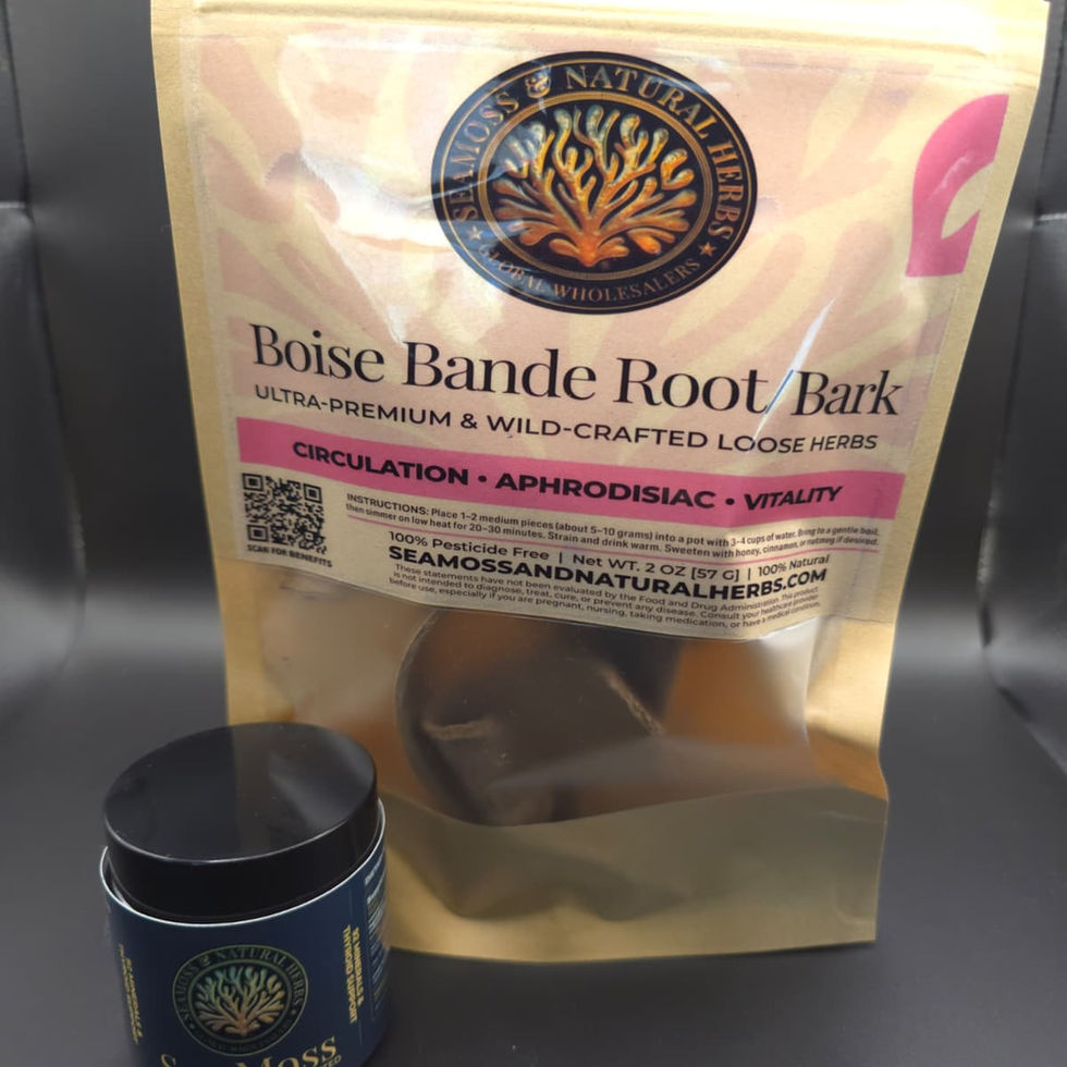 seamoss gold supplements vitality bois bande root energy support  herbal vitality and stamina system