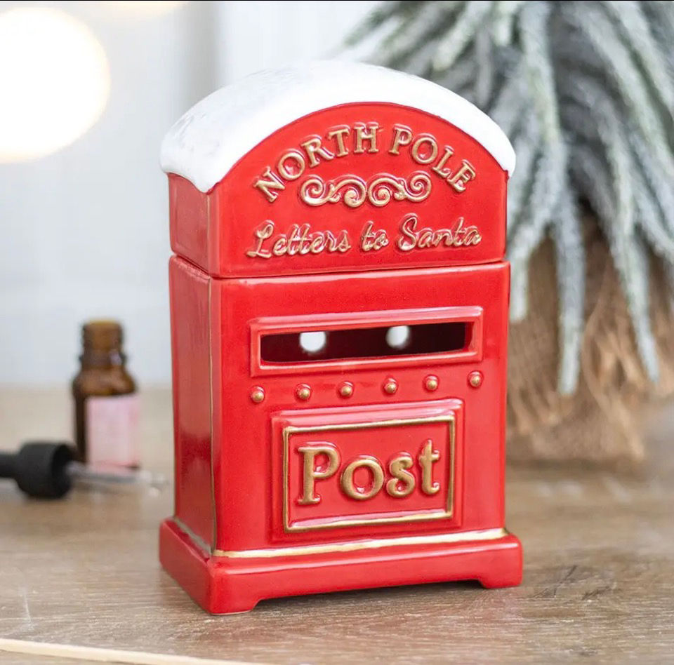 Red Letter Box Wax Burner