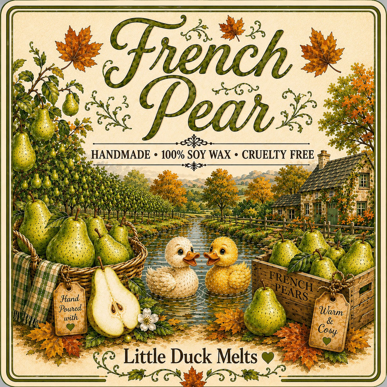 French Pear wax melts