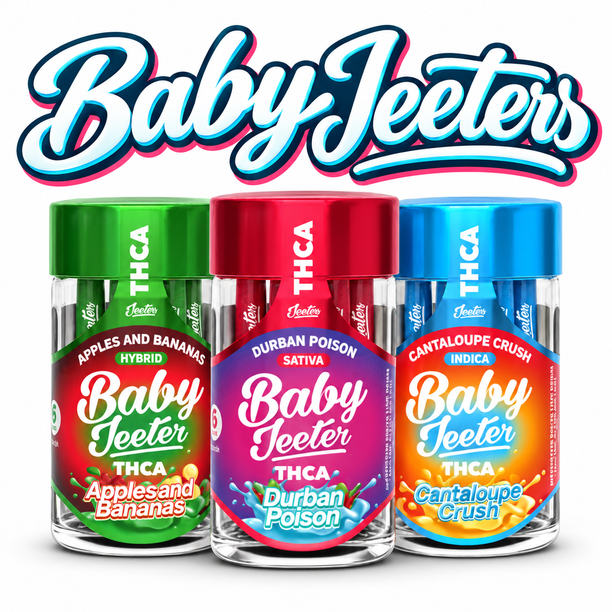 5Pk Baby Jeeters Quad Infused Prerolls