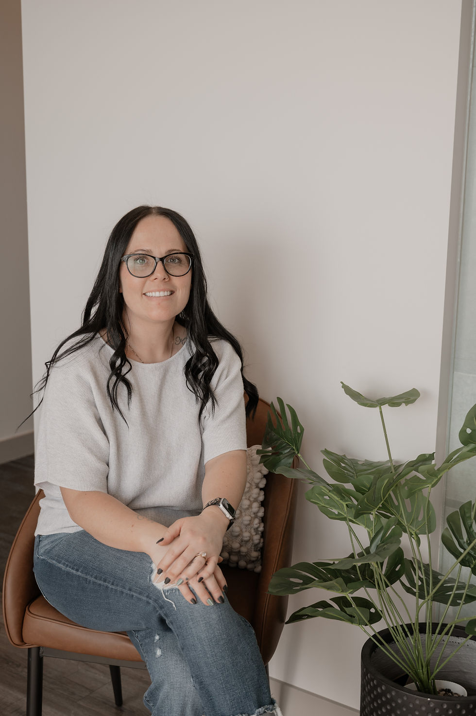 Smiling woman from Therapy Clinic in Strathmore AB