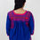 Thumbnail: Small Pink on Blue Deshilado Blouse de San Pedro Mártir