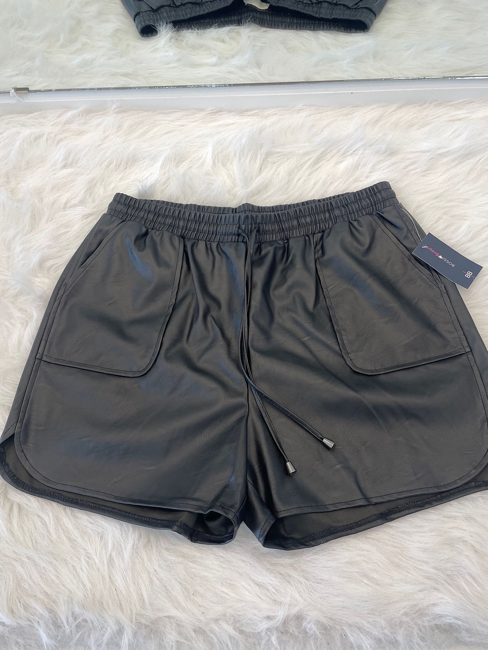 Thumbnail: Faux Leather Shorts 