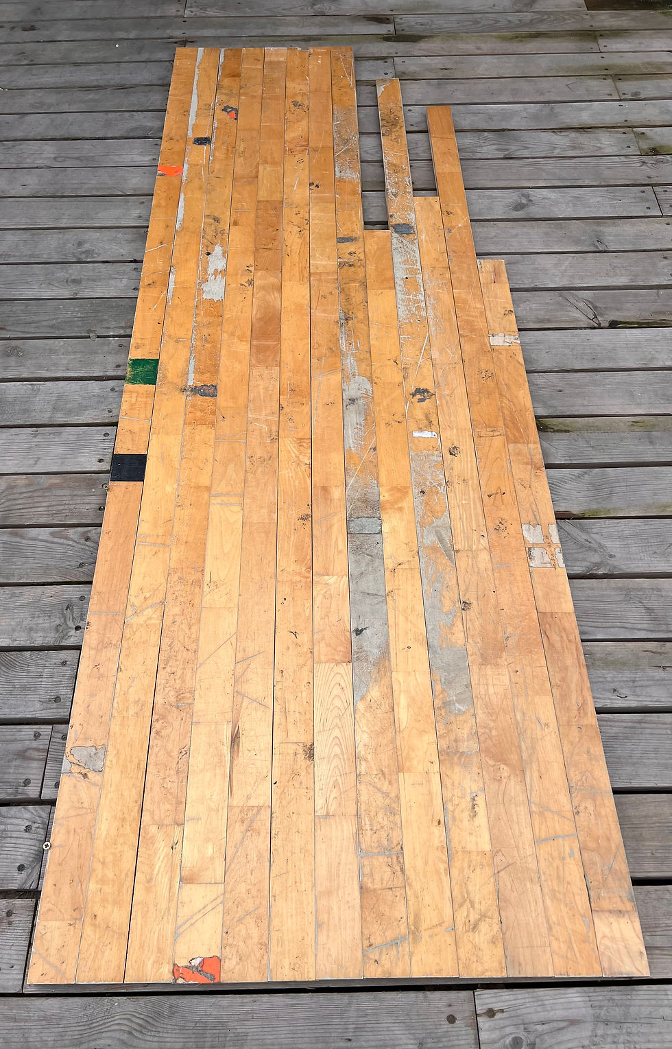 Thumbnail: 🌿 MSF1234 — Reclaimed Maple Wood Strip Flooring (Random Lengths) @wood_job_uk