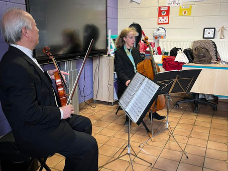 Rétrospective : Concert de Musique Classique à l'école, janvier 2025 - ÉCOLE DE L'ALLIANCE MONCEAU SUR SAMBRE