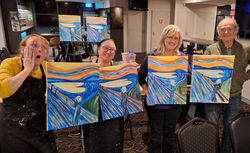 Paint your own Eduard Munch's "SCREAM!"