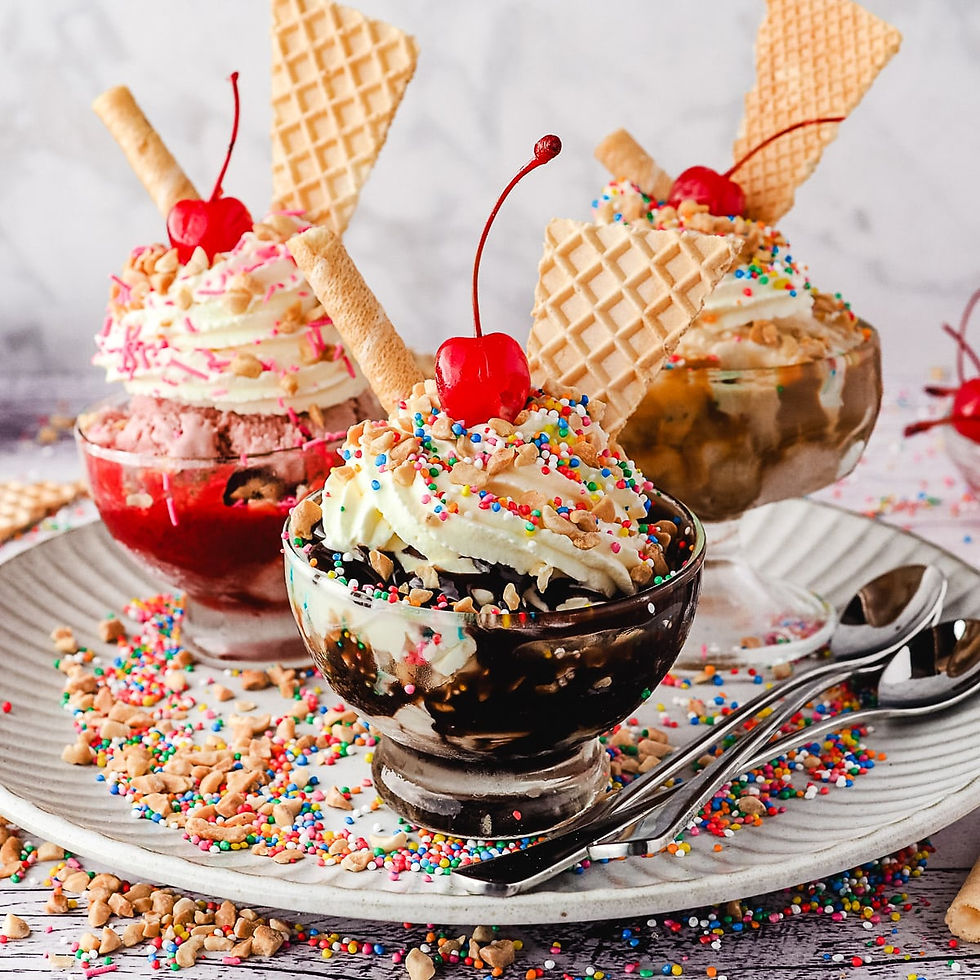 Confectionne ton sundae.